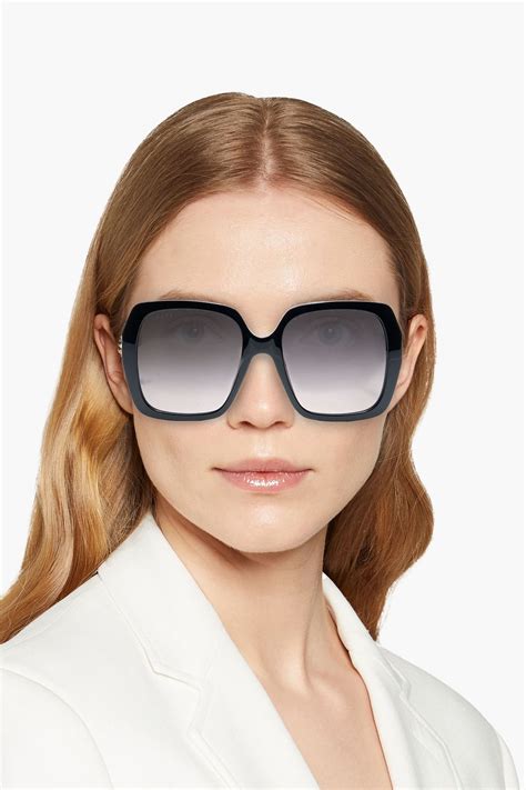 gucci square frame acetate sunglasses replica|gucci large square frame sunglasses.